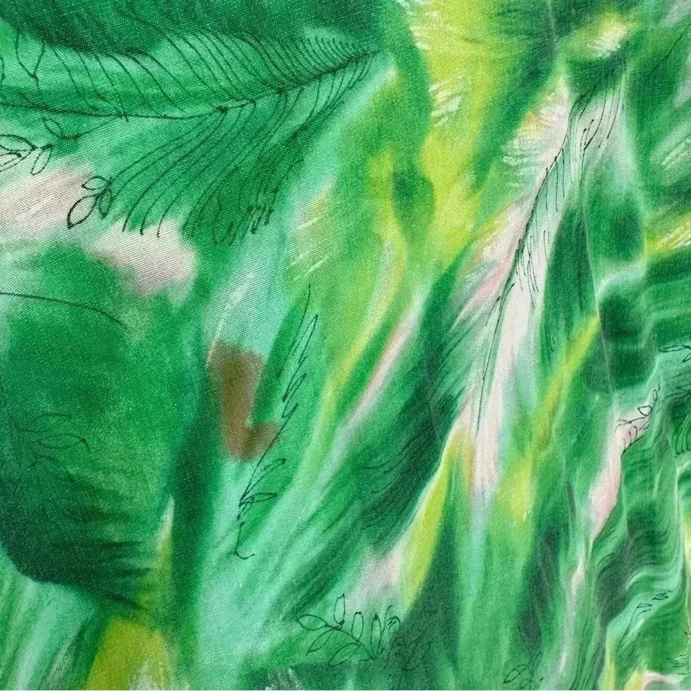 Vintage 60s cotton muumuu / caftan / beach party dress - Picture 9 of 10